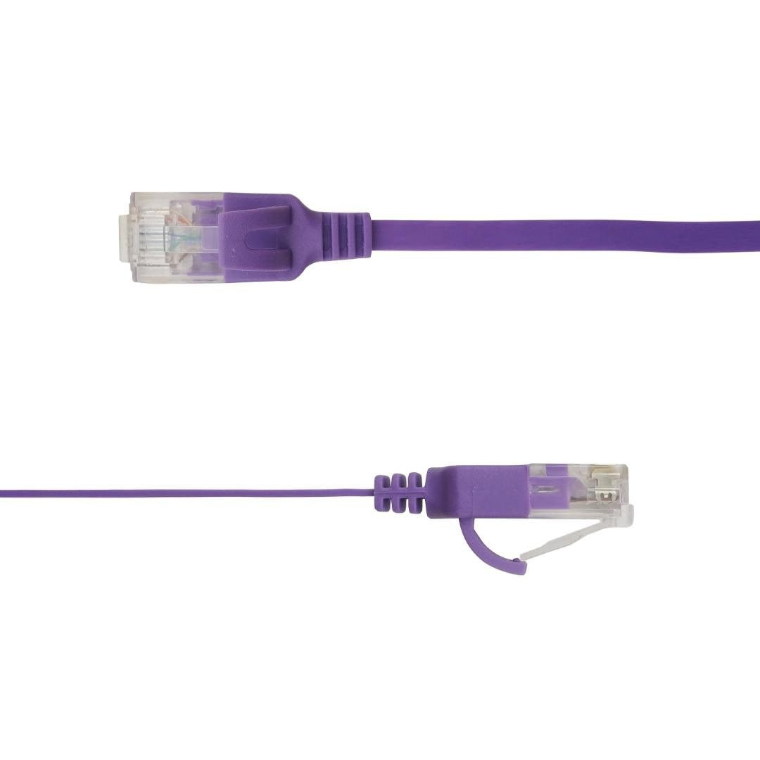 Flat U/Utp Cat6a Purple 1.5m Awg 34/7, Pvc, 1x4mm Utp-Fl6a-00150-Pu