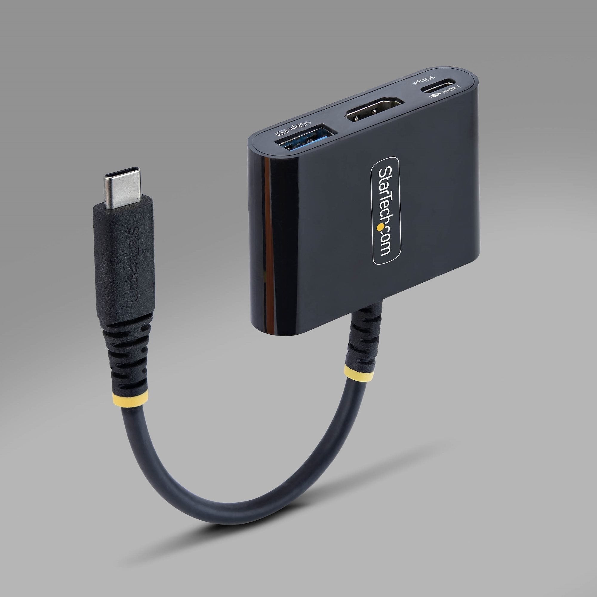 Dock Hub Multipuertos Usb-C A Hdmi - 140w - 4k60hz - Negro
