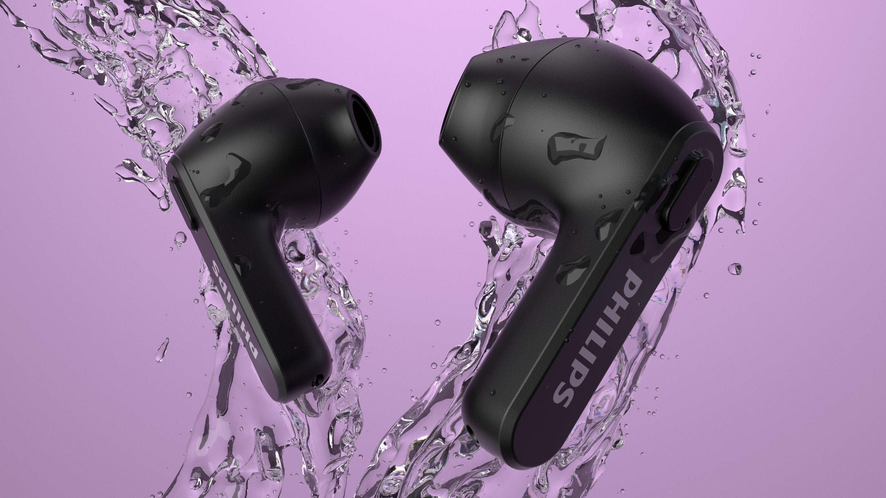 Auriculares Bluetooth Philips Tat2236 Con Estuche De Carga Autonomía 6h Negros