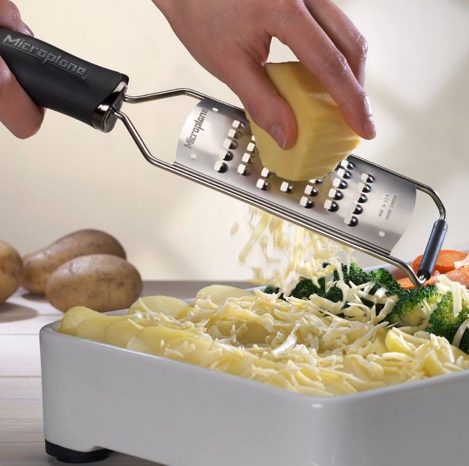 Microplane Gourmet Grater Extra Coarse Black