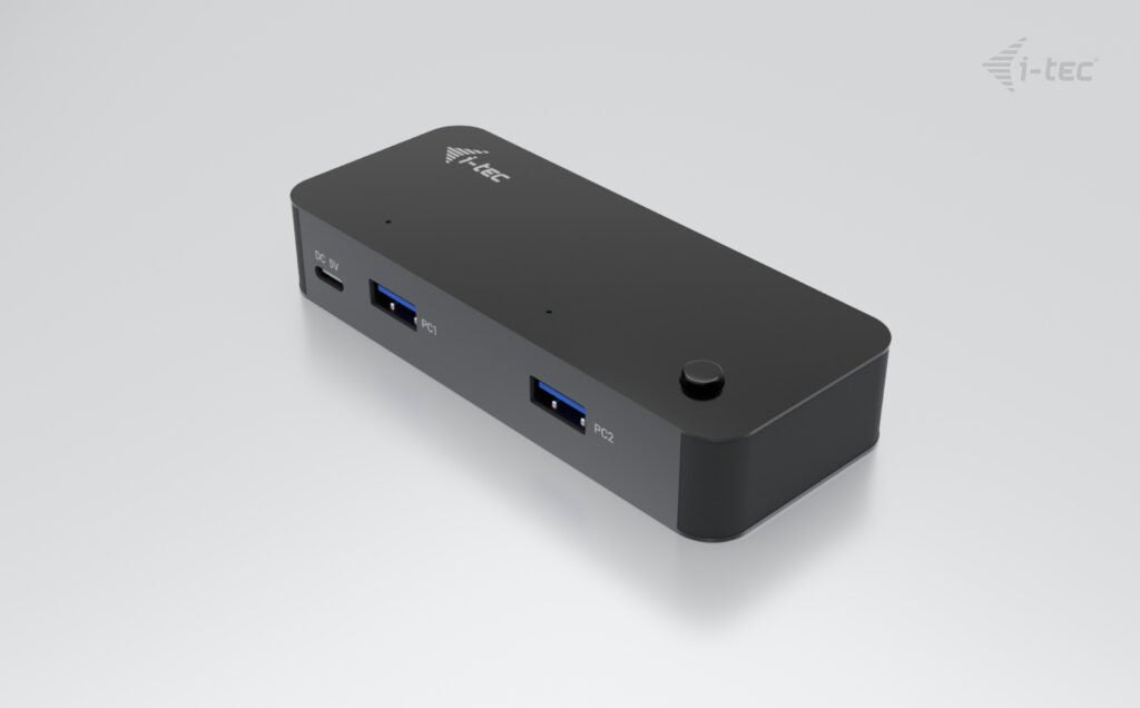 D I-Tec Universal Kvm Hub 2x Usb-C 3.2 Gen.1 + 2x Usb-A 3.2 Gen.1 1x Usb-C Power-In