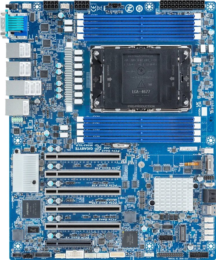 Gigabyte Placa Base Ms03-6l0 (Rev. 1.X/3.X) Atx Single-Socket Lga4677 Bulk