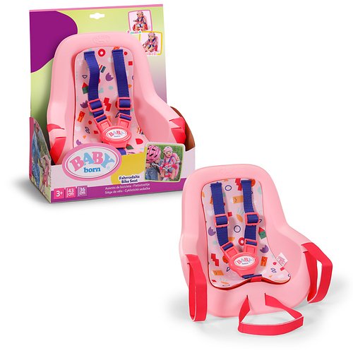 Zapf Creation Baby Born® Asiento De Bicicleta, Accesorios Para Muñecas Rosa/Azul 839980