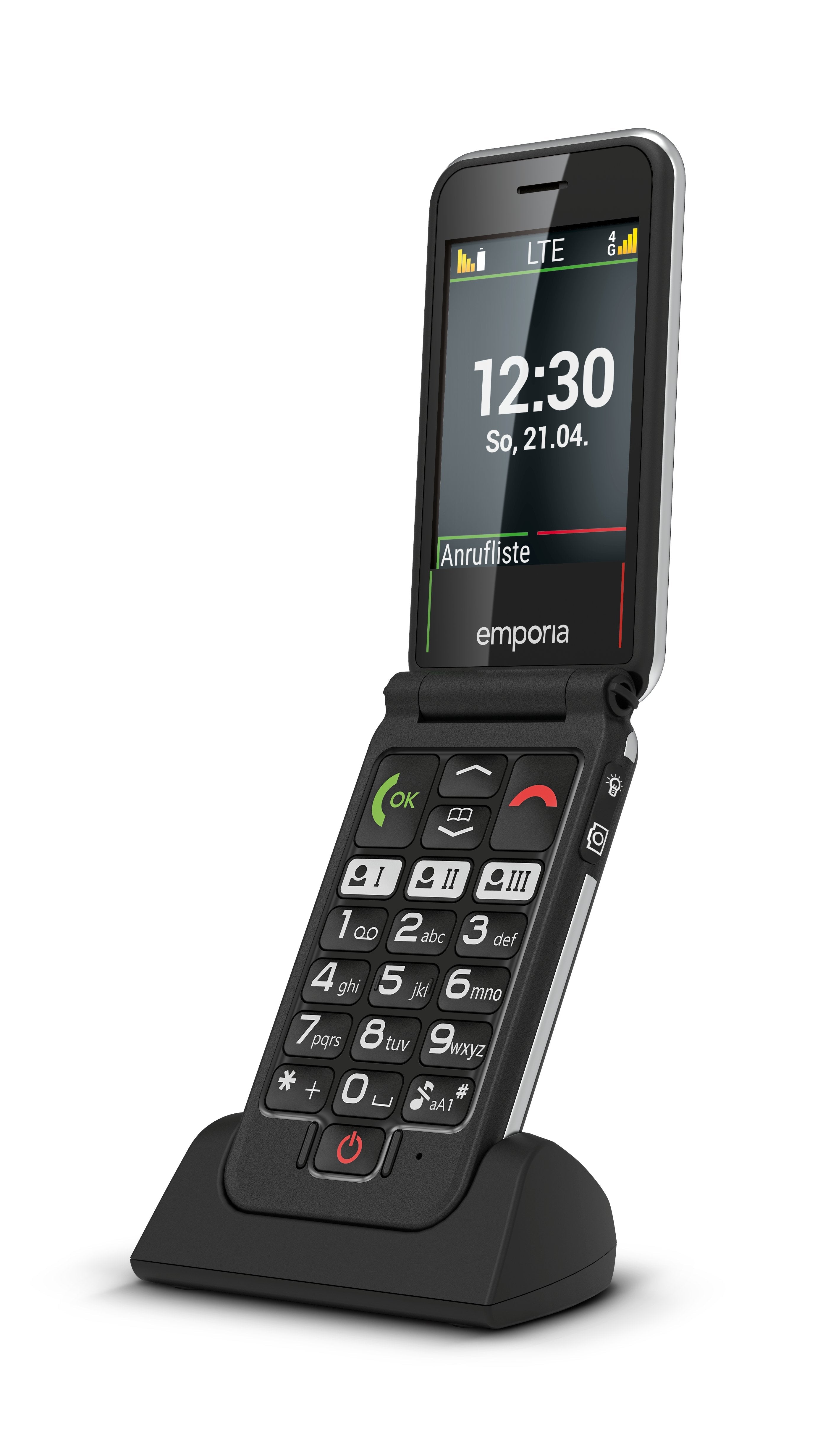 Emporia Emporiajoy_lte Negro (V3) Grosstastenklapphandy
