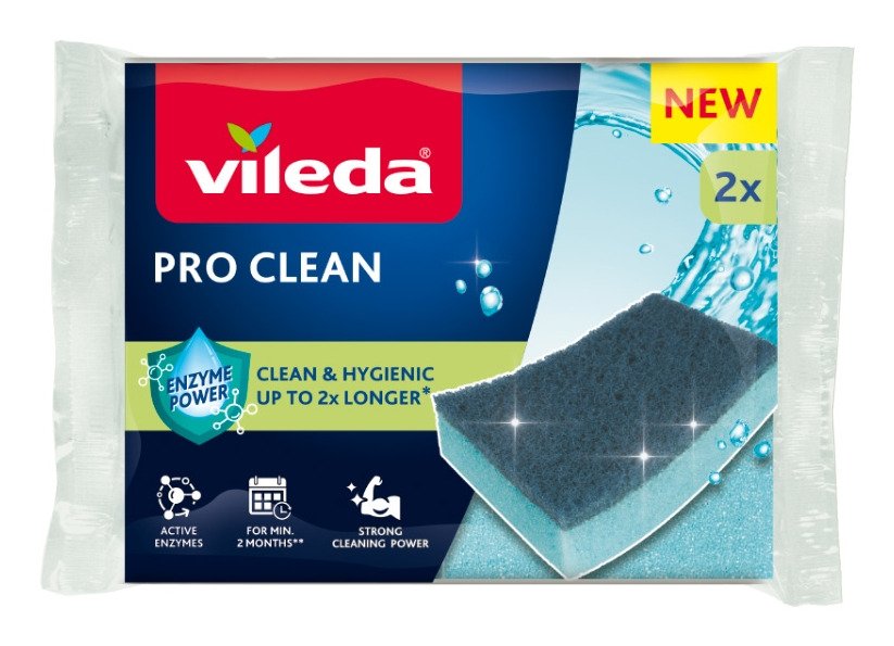 EAN 4023103256743 - Vileda 179254 esponja Rectangular Azul 3 pieza(s) imagen 2