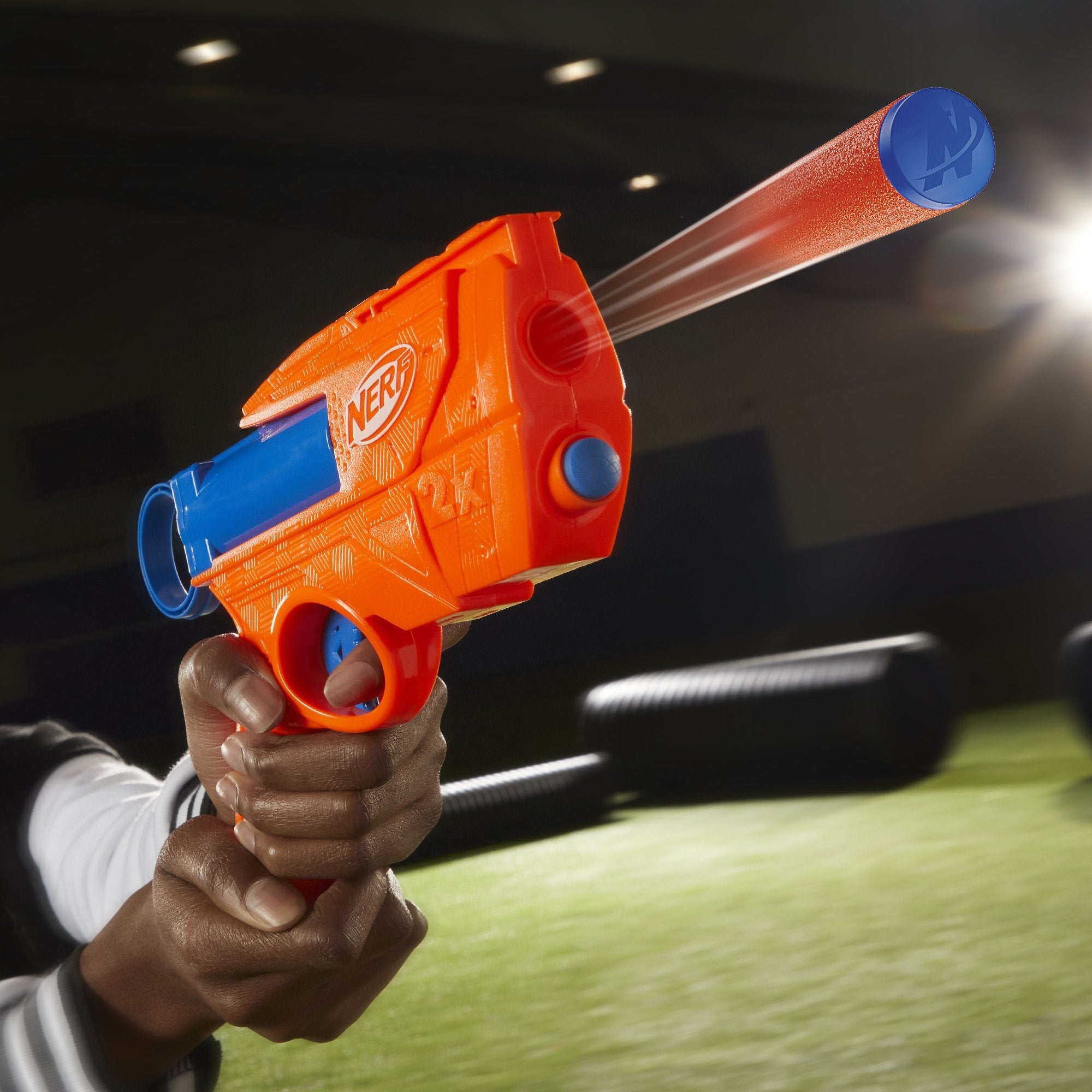 Nerf Nerf N Series Ward, Lanzador De Dardos Azul/Naranja G0132eu4