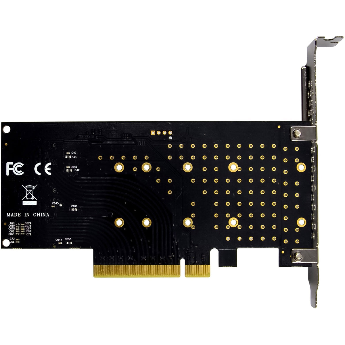 Inline Pcie Tarjeta A 2x Interno Nvme M.2 Key M  Bifurcation - Pcie X8