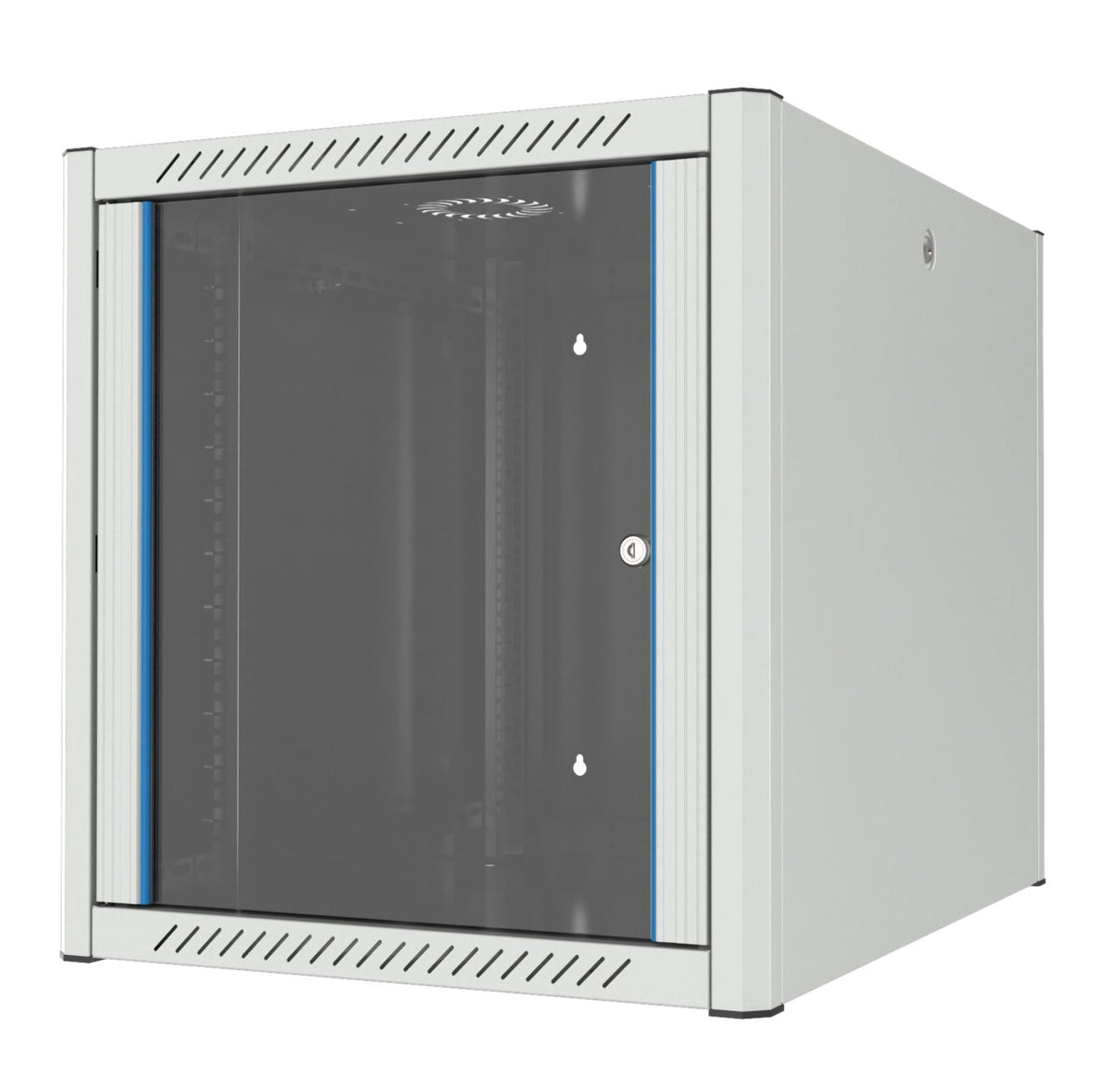 19 Pared Carcasa 12he, Profundidad 800 Mm, Vormontiert, Ral7035