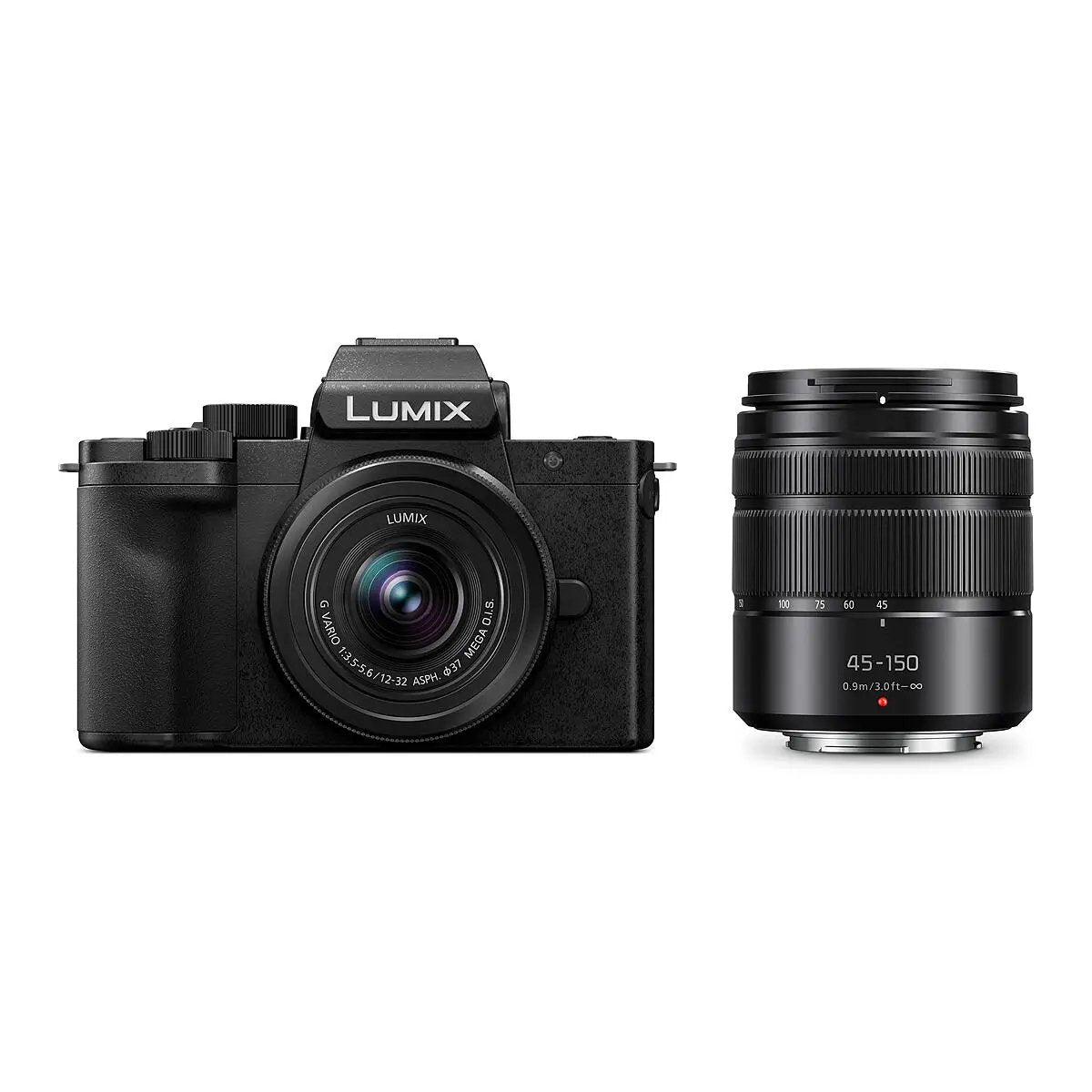 EAN 5025232960101 - Panasonic Lumix G 100D 12-32mm +45-150mm 4/3" Cámara compacta 20,3 MP MOS 5184 x 3888 Pixeles Negro imagen 1