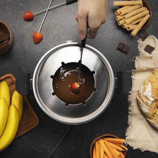 Cecotec Elektrisches Fun Gourmetfondue (Edelstahl, 1.000 Watt) 8018