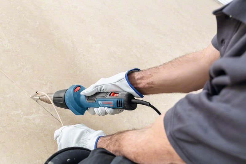 Pistola De Aire Caliente Bosch Professional Ghg 20-60 Professional Azul/Negro, 2.000 Vatios 06012a6400