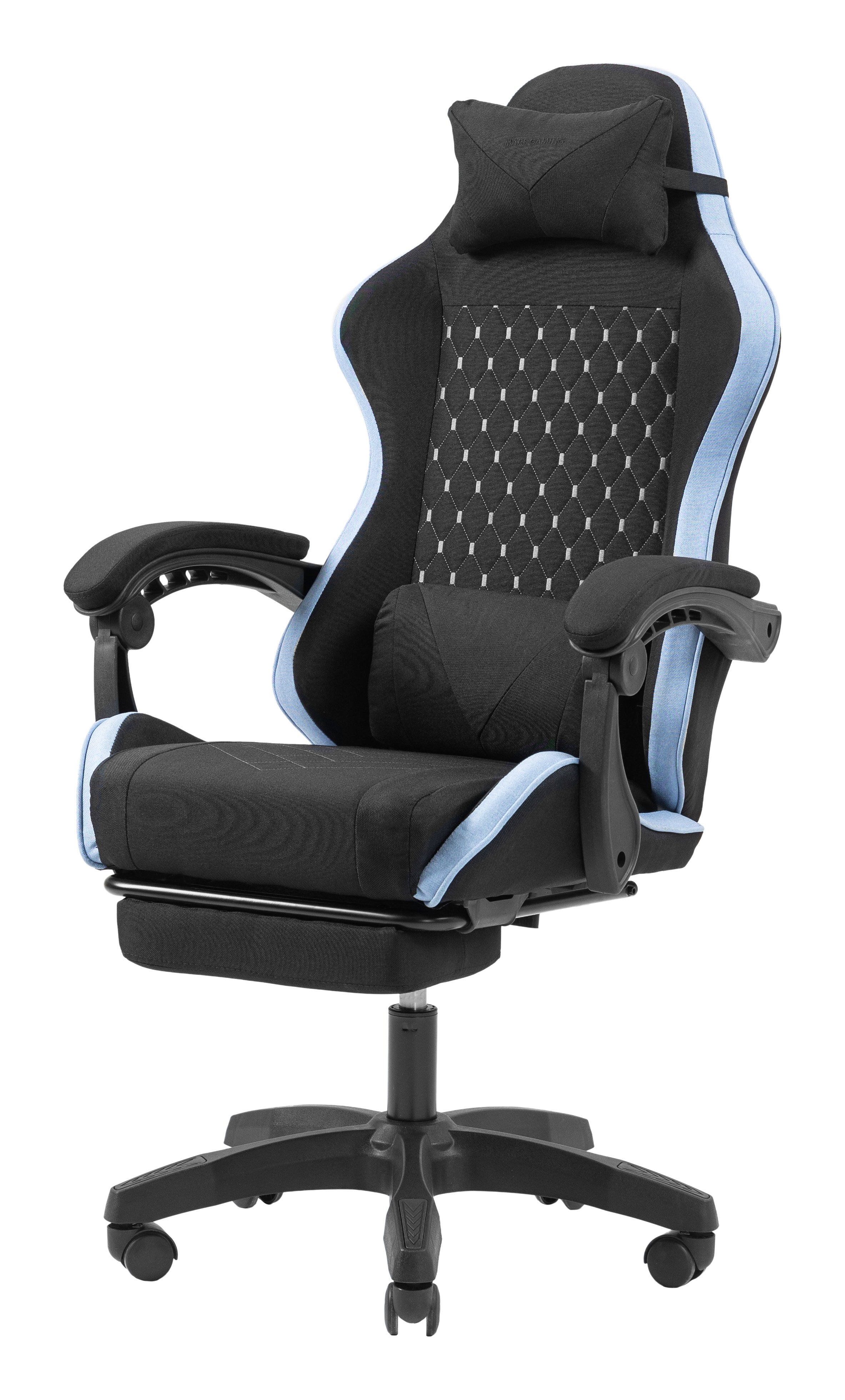 Silla Mgc-X Pro Reposapies Azul Mars Gaming