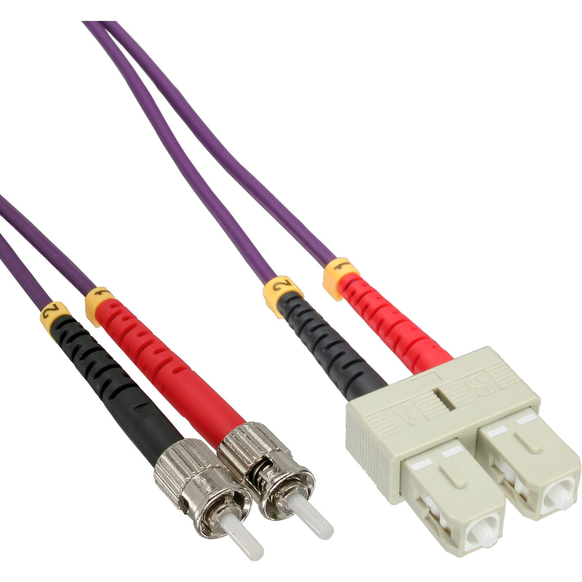 Cable Duplex De Fibra Óptica Inline Sc/St 50/125?M Om4 2m