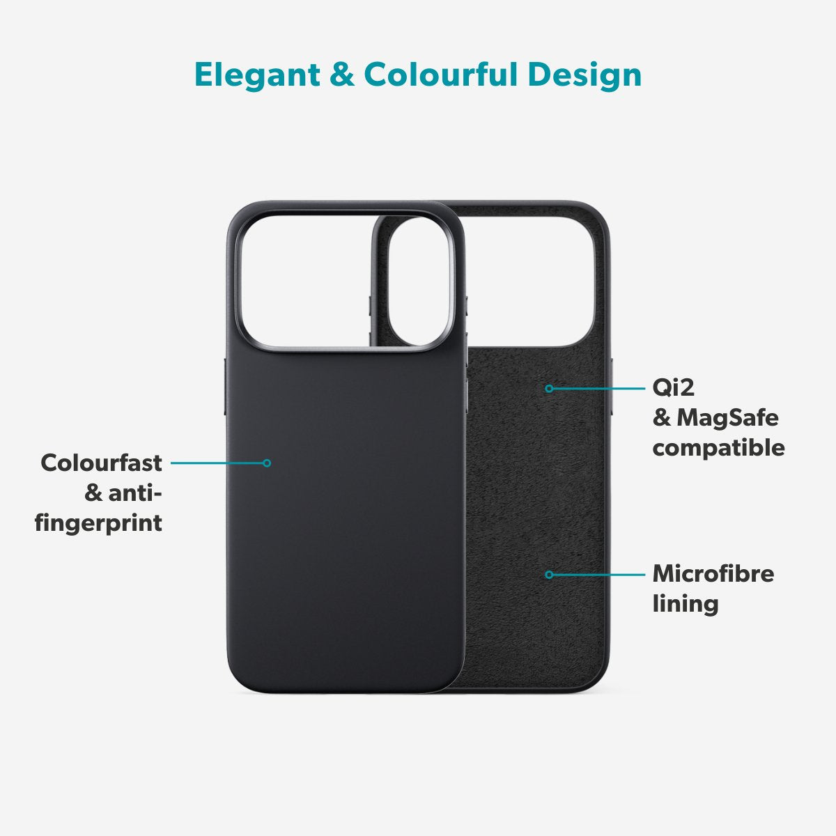 Epico Funda Silicone Pro Mag+ Iphone 17 Pro Max Negro