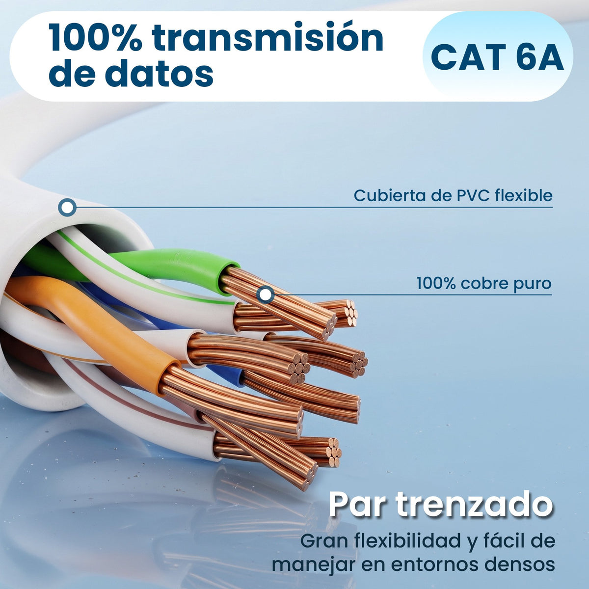 EAN 5906168638992 - Extralink Kat.6A U/FTP 3m 1Gbps Biały | Patchcord LAN | Miedź Kabel sieciowy skrętka, łamana końcówka (EX imagen 15