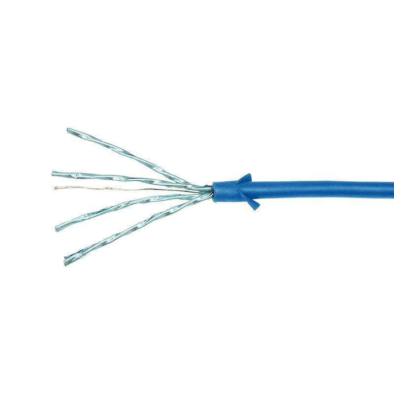 Logilink Cable De Red Cat6a Stp Tpe Slimeline Azul 0,5m