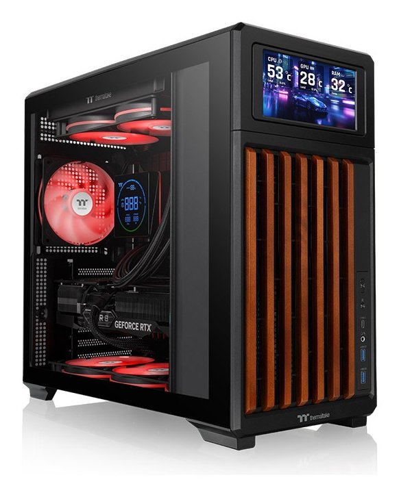 EAN 4711658547163 - Thermaltake TR300 WS Midi Tower Negro, Madera imagen 1