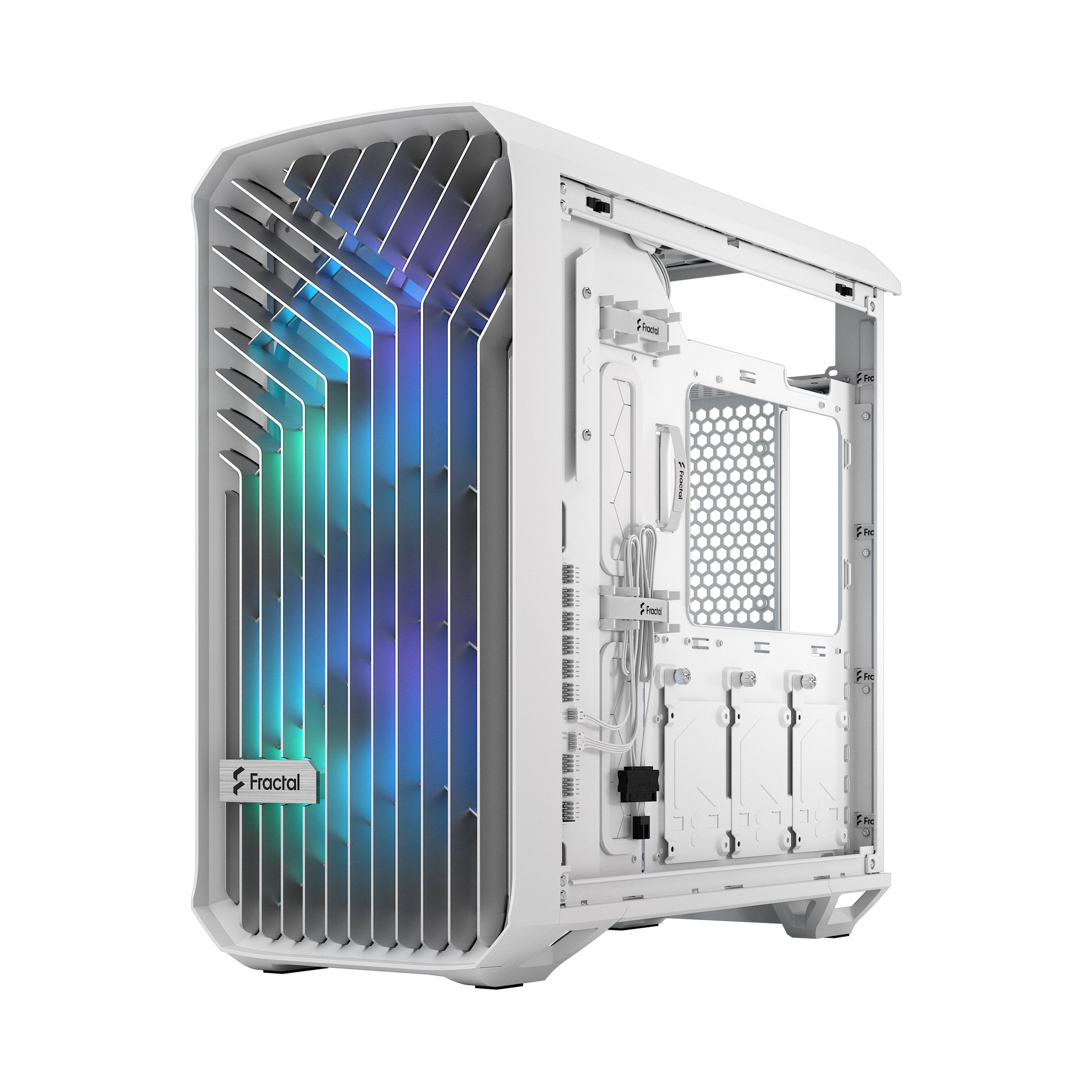 Caja Pc Fractal Design Compact Rgb White Tg Clear, Tower-Gehäuse Fd-C-Tor1c-05