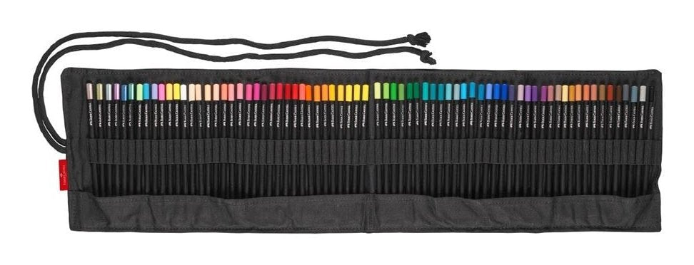 Faber-Castell Black Edition Pack Enrollable De 72 Lapices De Colores - Mina Supersuave - Madera Negra - Ideales Para