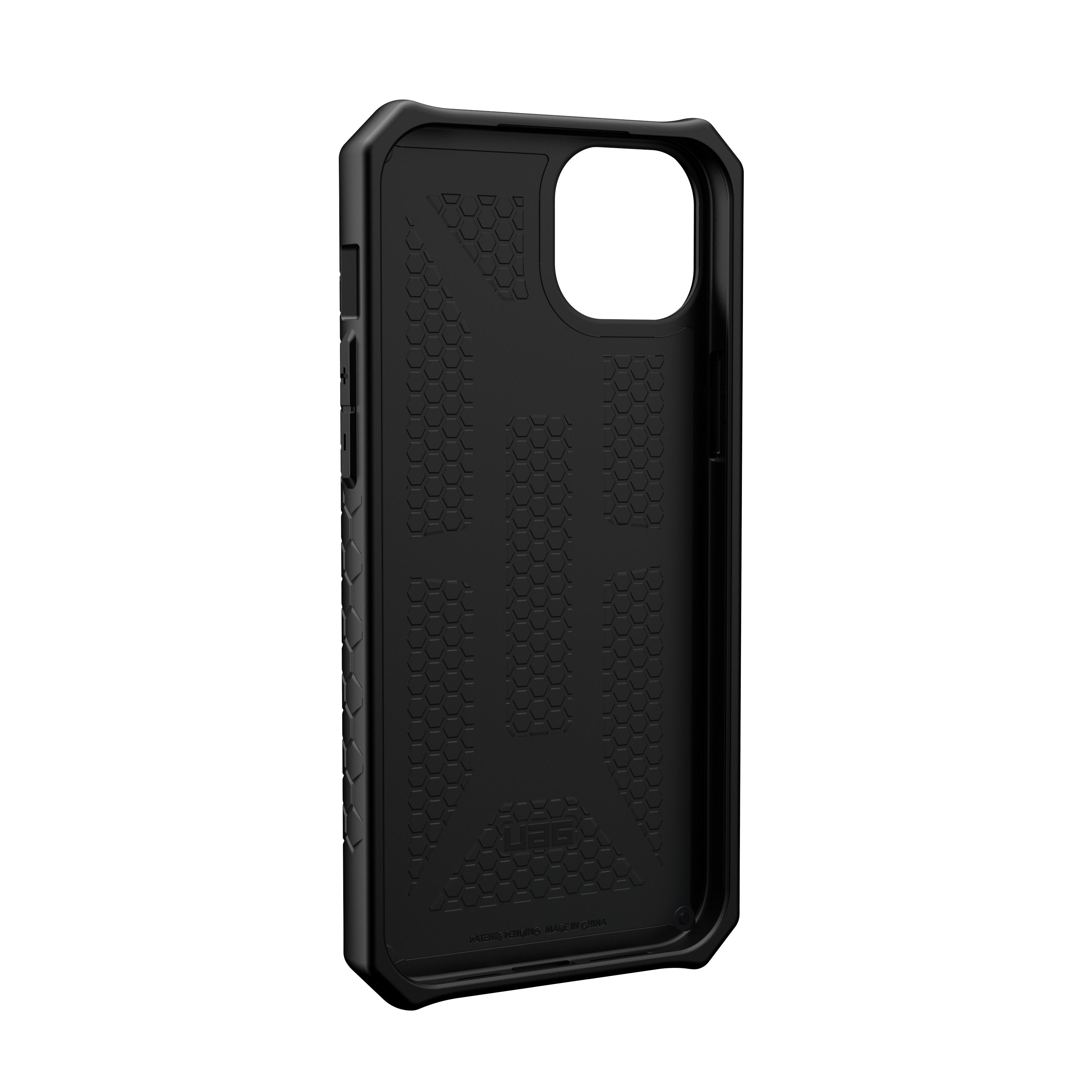 Uag Rugged Case For Iphone 14 Plus [6.7-In] Monarch Carbon Fiber Carcasa Trasera Para Telfono Mvil Resistente Policarbonato, Caucho, Piel De Grano Superior, Aleacin De Metal, Poliuretano Termoplstico (Tpu) Fibra De Carbono 6.7" Para Appl