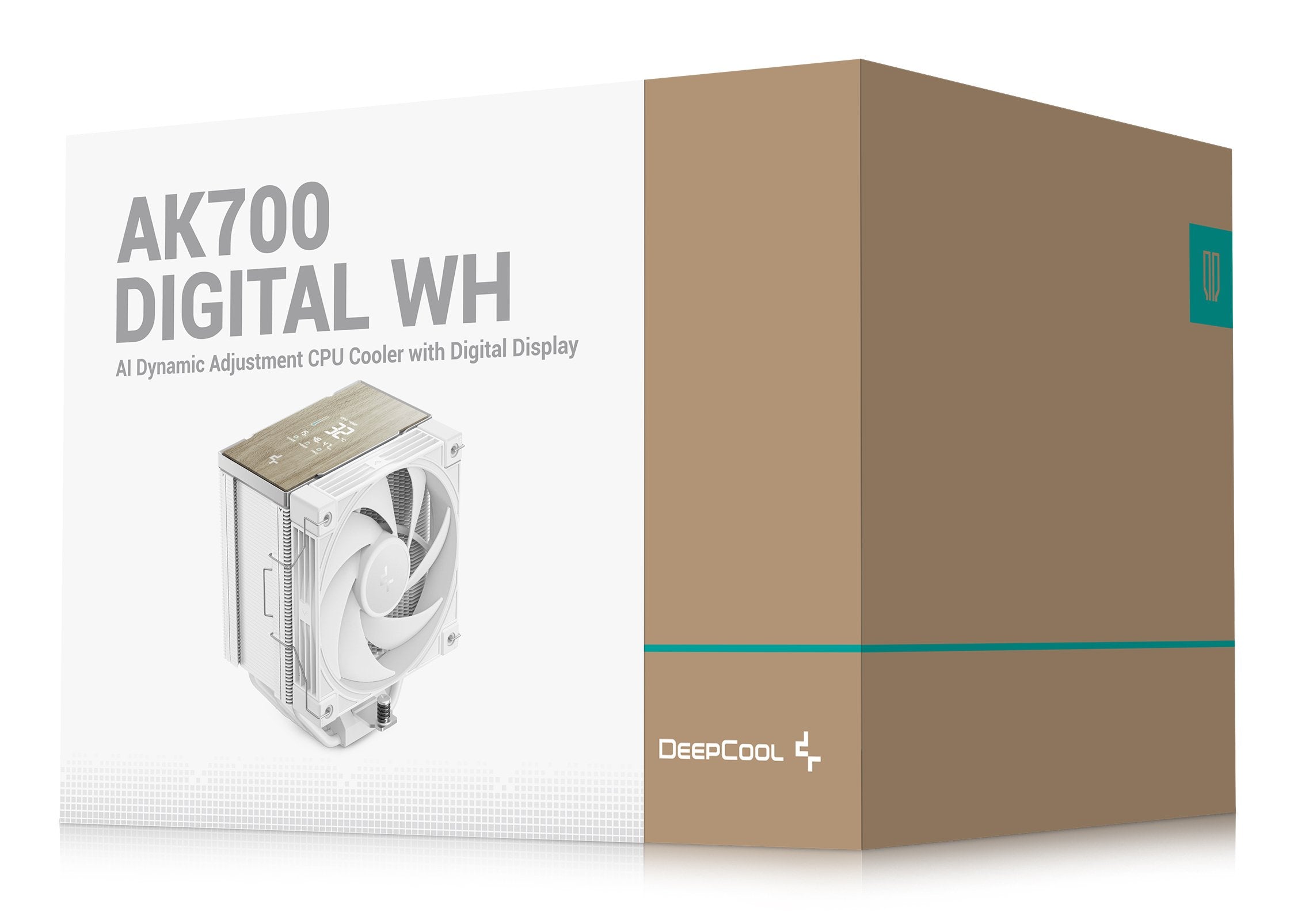 Deepcool Ak700 Digital Wh, Disipador De Cpu Blanco, 120 Mm R-Ak700-Whndmn-Gjd