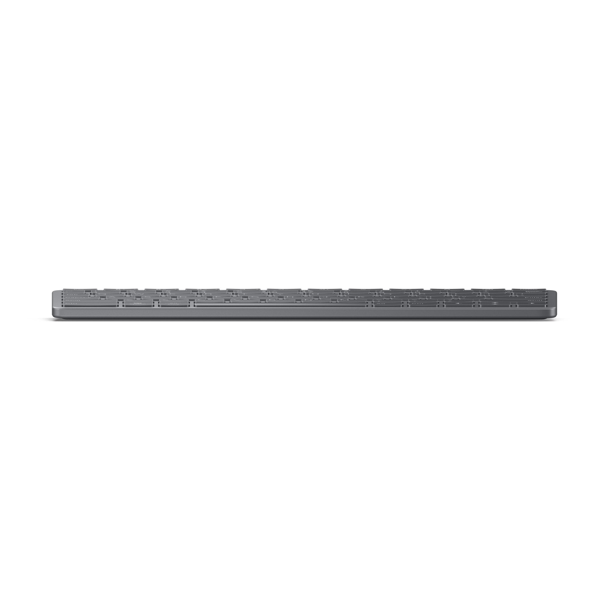 Teclado Español  Lenovo Zg38c05816 Universal Usb + Bluetooth Qwerty Gris