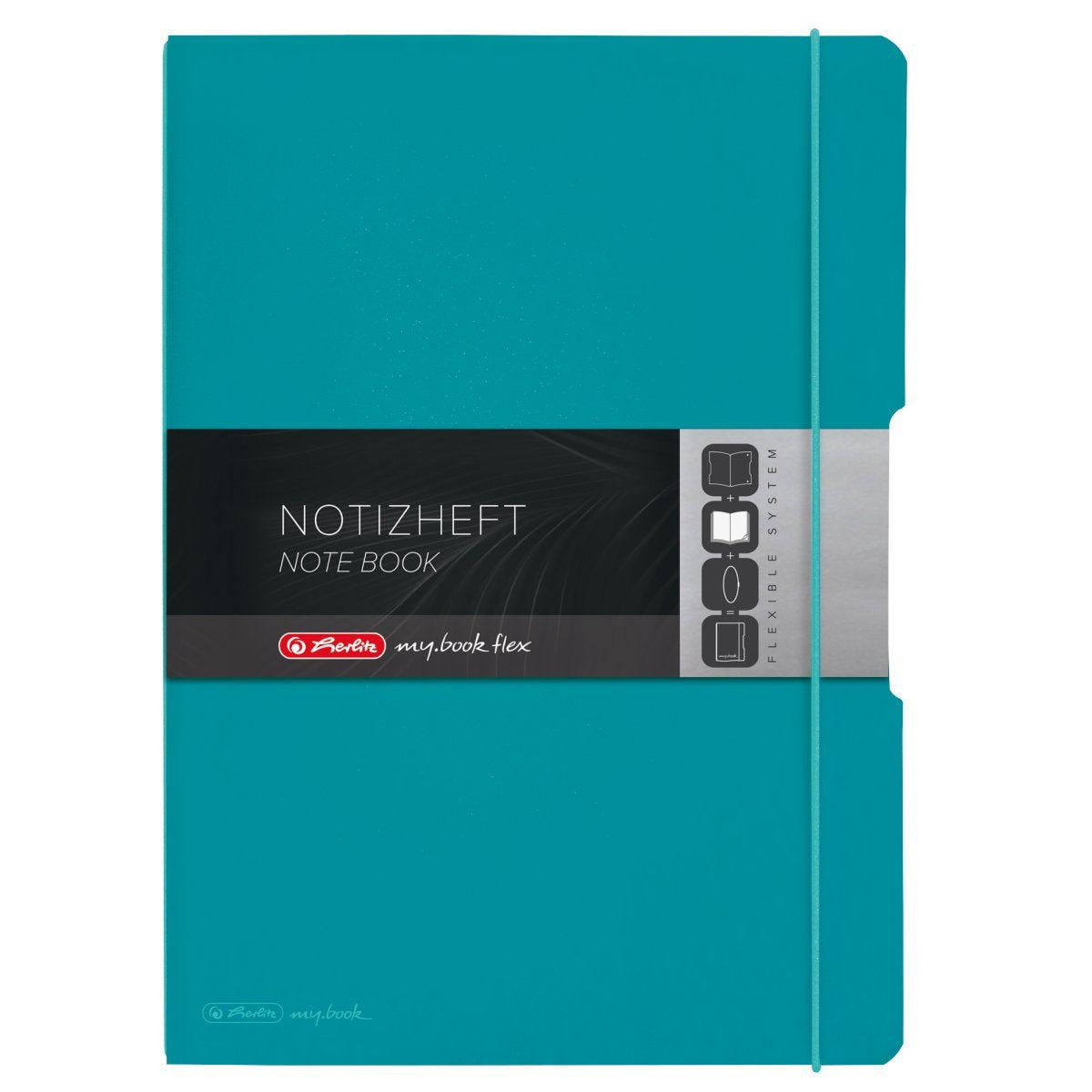 EAN 4008110562674 - Herlitz 50015986 cuaderno y block A4 80 hojas Turquesa imagen 3