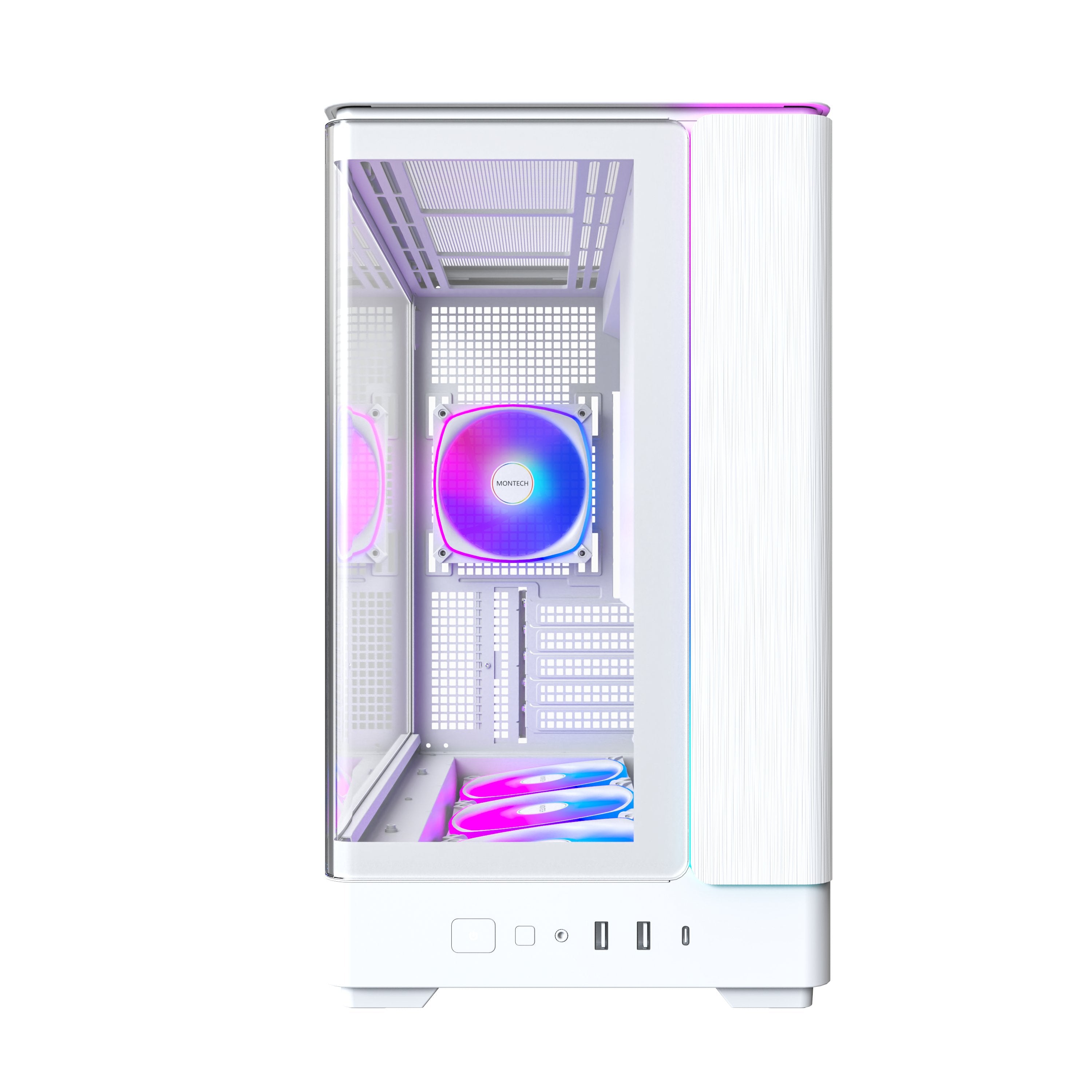 Caja  Pc Montech King 15 Pro Blanca King 15 Pro (W)