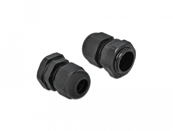 Delock Cableverschraubung Pg11 10 Stück Schwarz