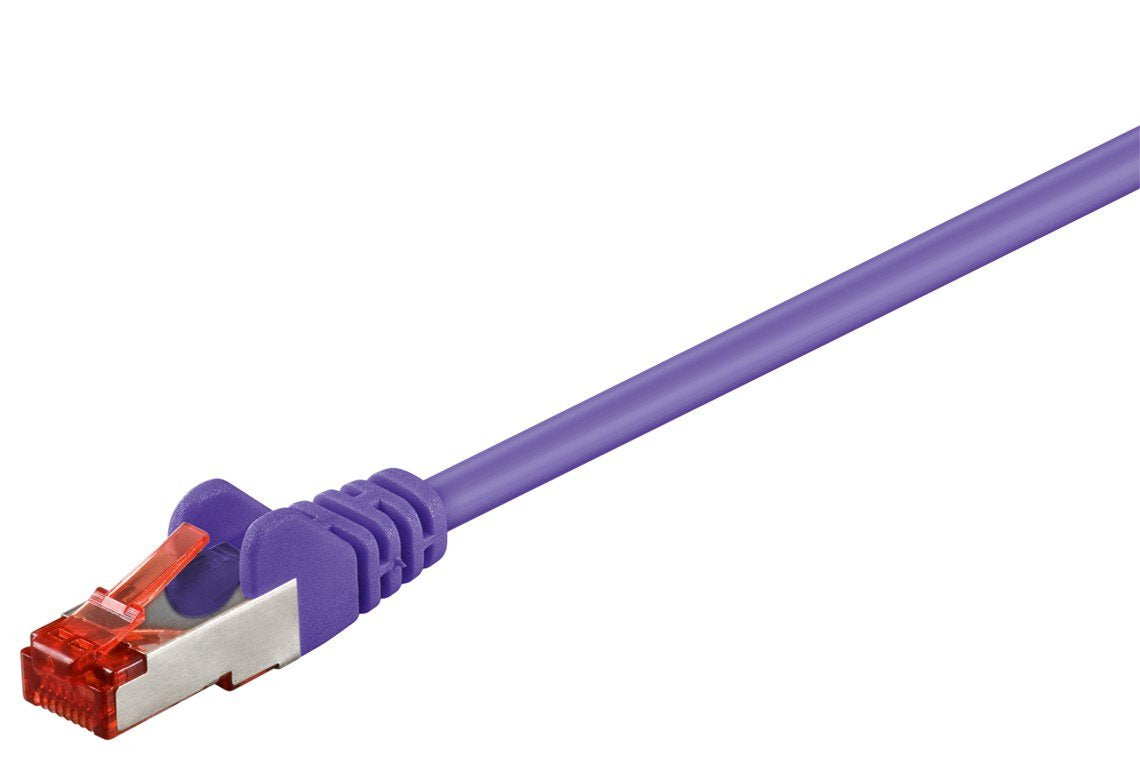 Patch-Kabel Cat6  7,5m Violett S/Ftp 2xrj45, Lsoh, Cu