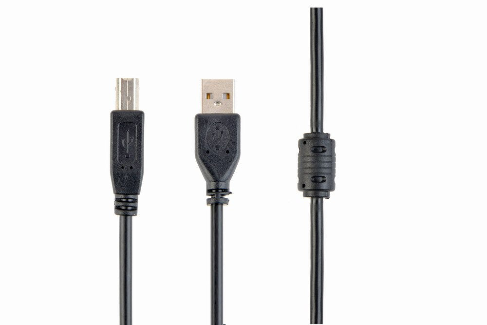 EAN 8716309052153 - Gembird CCF-USB2-AMBM-15 cable USB USB 2.0 4,6 m USB A USB B Negro imagen 1