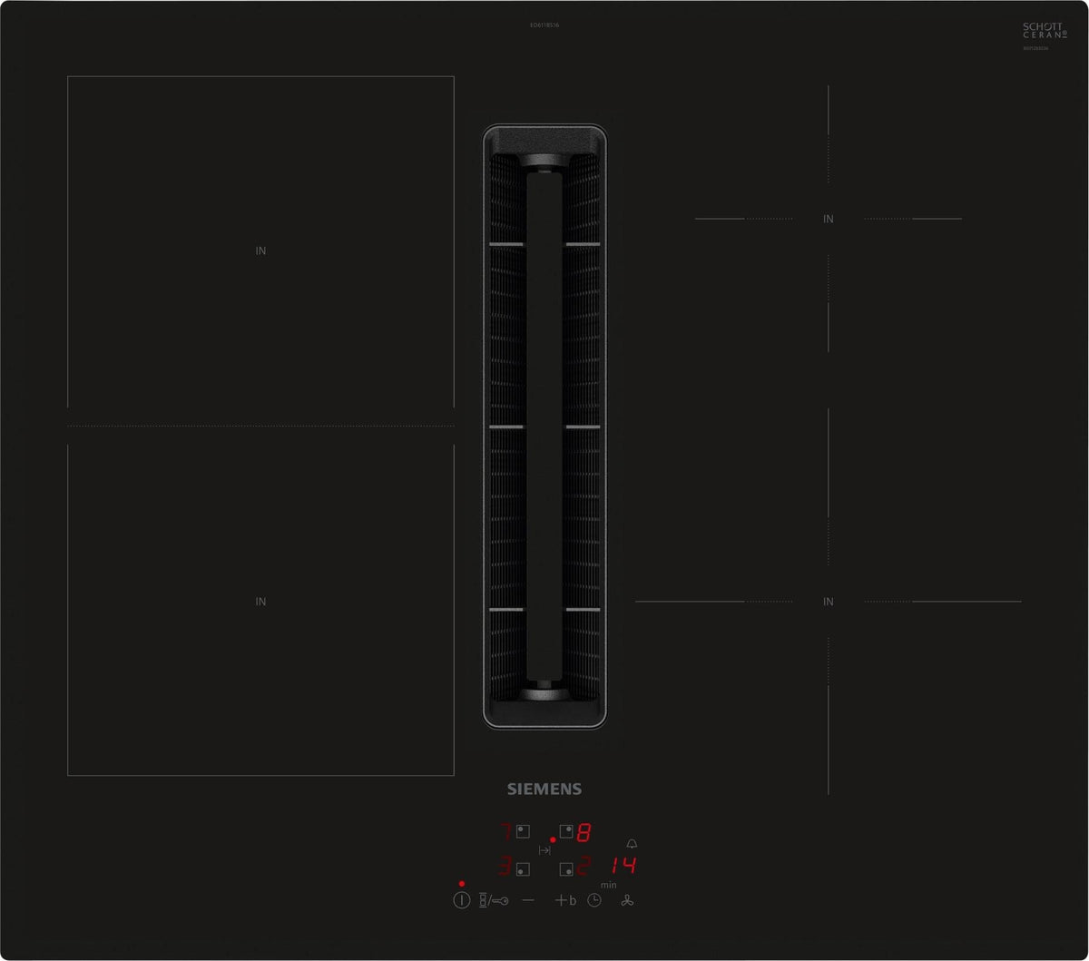 EAN 4242003945872 - Siemens iQ300 ED611BS16E hobs Negro Integrado 60 cm Con placa de inducción 4 zona(s) Campana integrada imagen 1