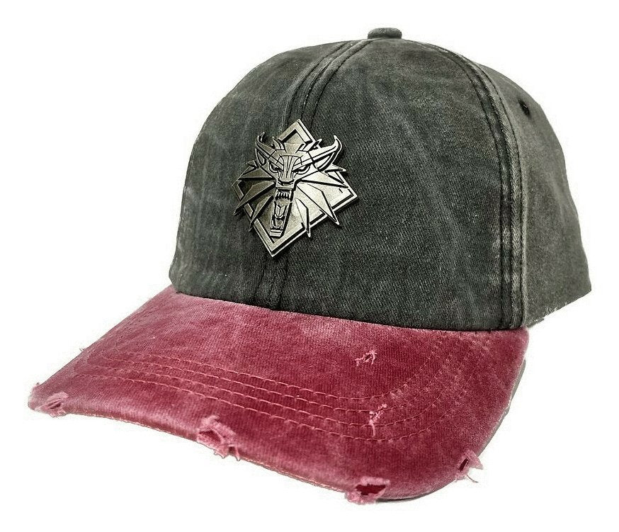 Gorra De Béisbol Vintage De The Witcher 3, Color Negro Y Burdeos, Good Loot
