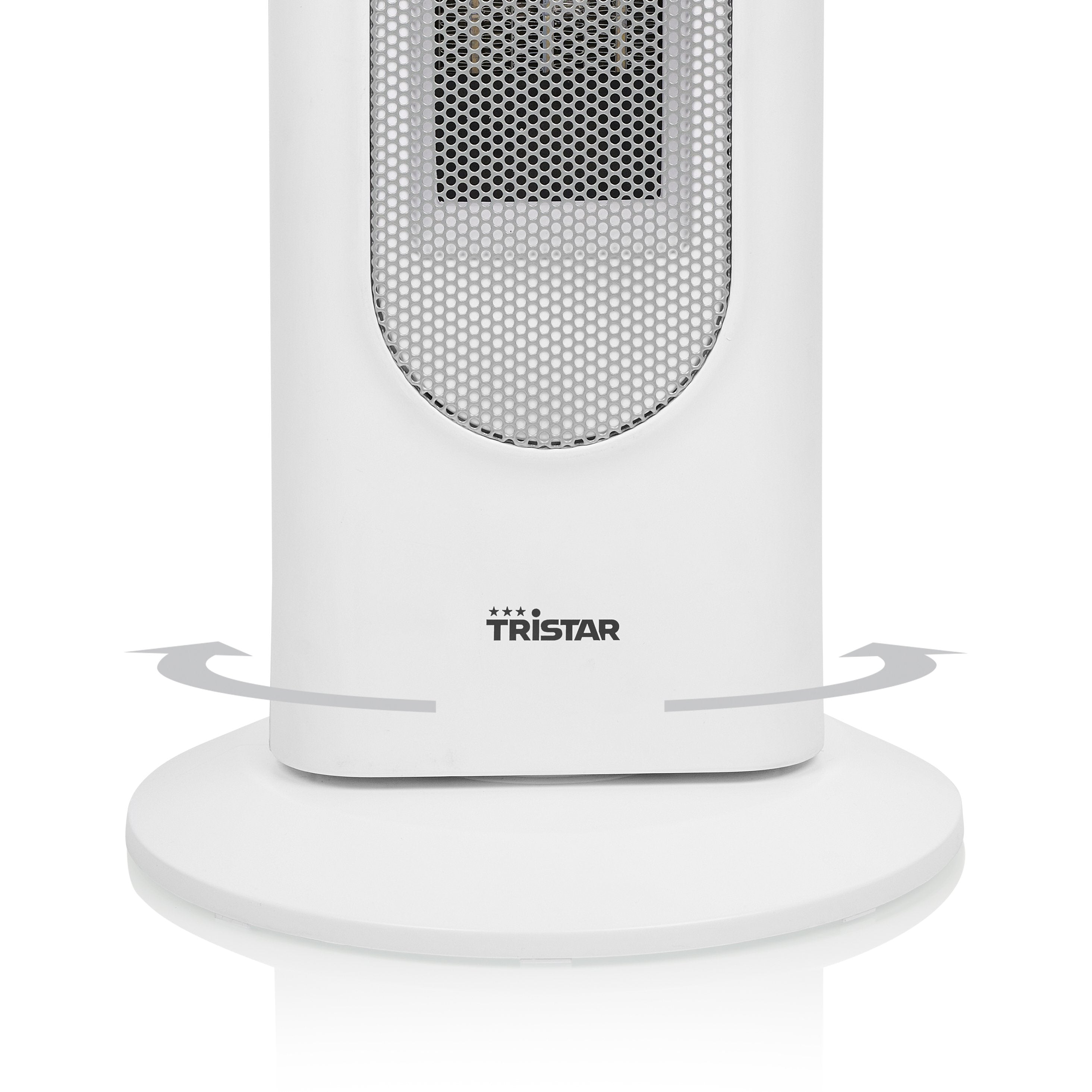 Tristar Ka-5098 Calefactor De Torre Cerámico 3 Posiciones Regulables, Potencia 2000 W, Blanco