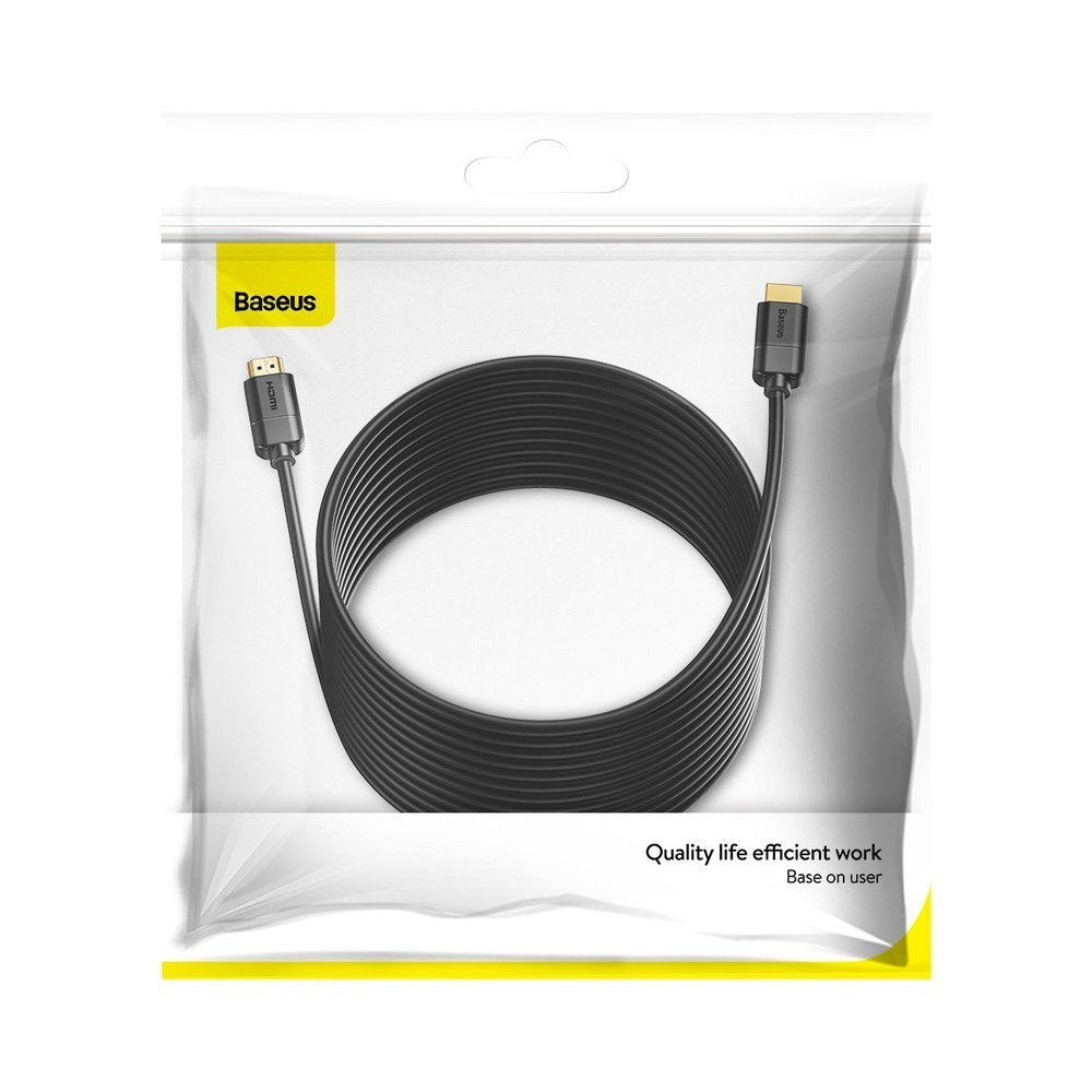 Cable Baseus Video High Definition Series Hdmi To Hdmi 4k 60 Hz, 3d Hdr, 18 Gbps, 1m Black (Cakgq-A01)