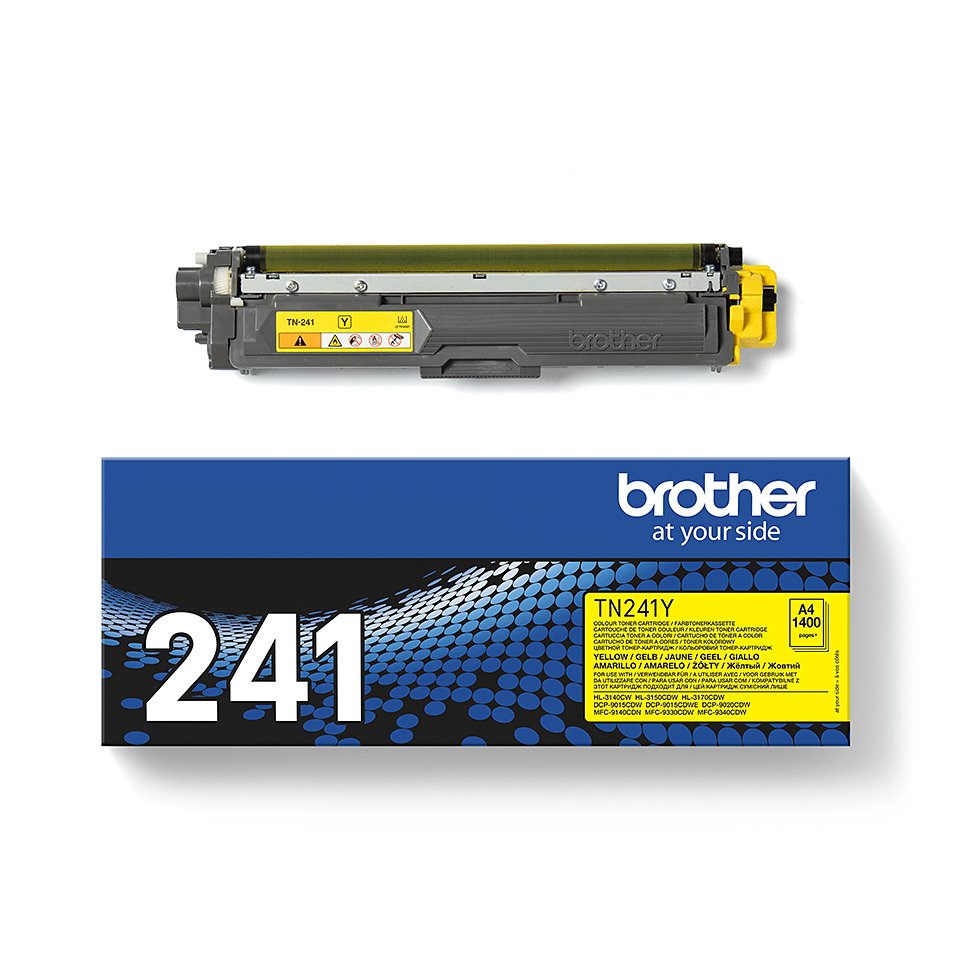 EAN 4977766718448 - Brother TN-241Y cartucho de tóner 1 pieza(s) Original Amarillo imagen 3