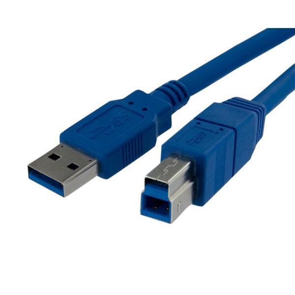 Cable Akyga Ak-Usb-09 (Usb 3.0 M - Usb 3.0 Type B M; 1,8 M; Blue Color)