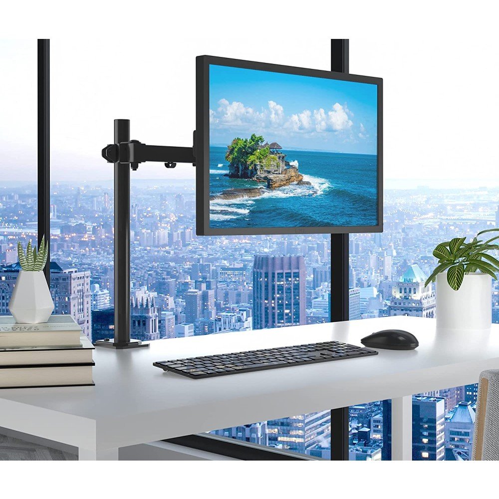 Soporte De Escritorio Giratorio Techly Ica-Lcd 503bk Para Monitor Lcd De 13-32", 8kg