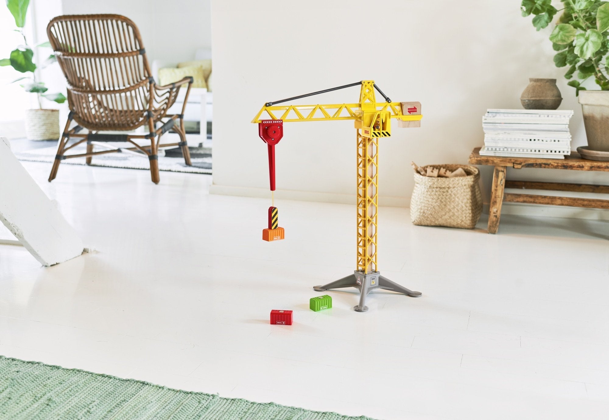 Brio Gran Grúa De Construcción Con Luz, 33835