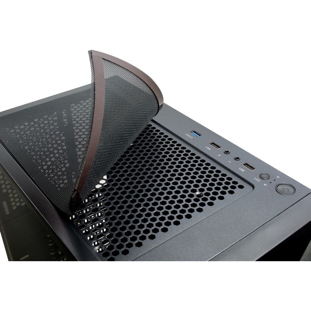EAN 4260455646130 - Inter-Tech IT-3303 HORNET Torre Negro imagen 8
