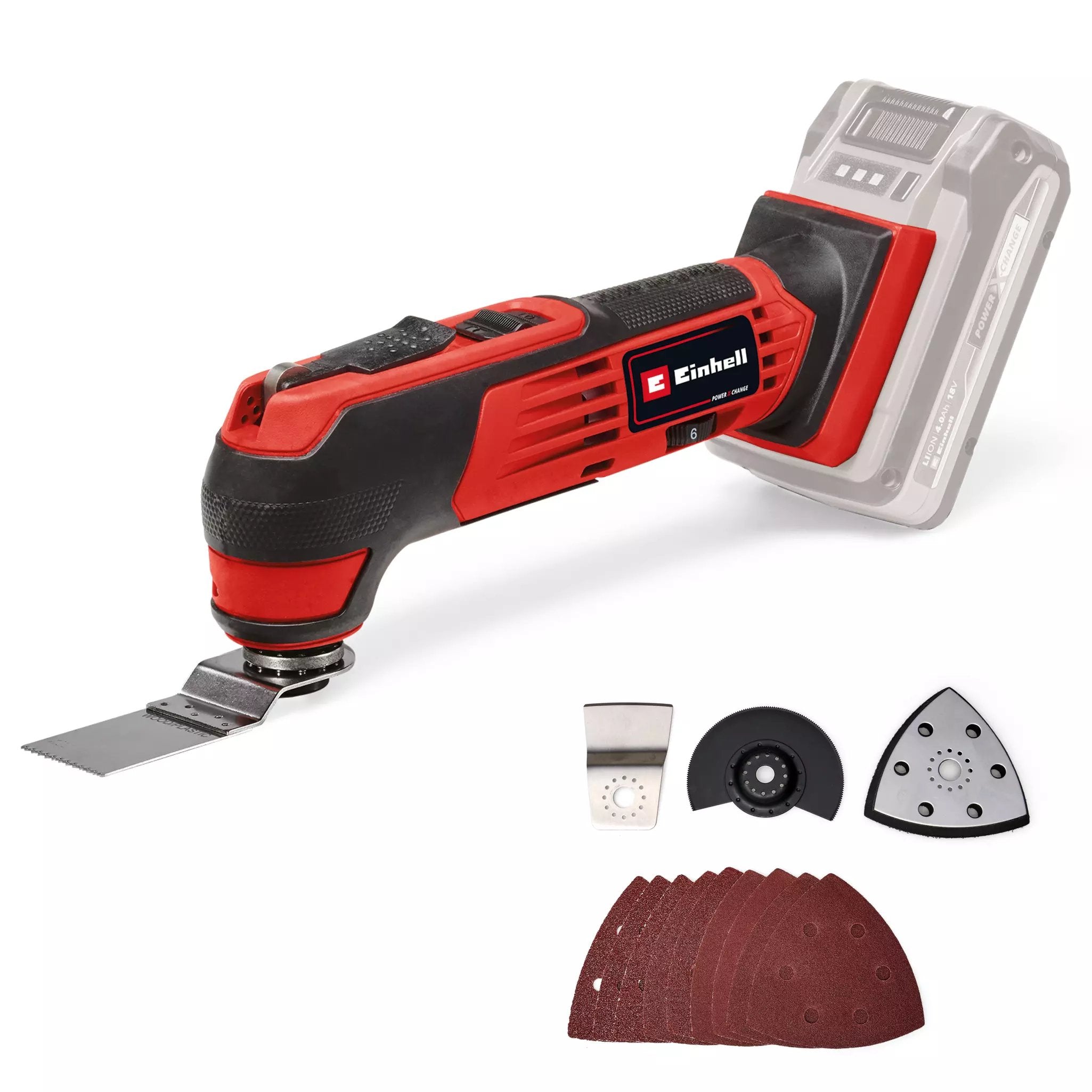 EAN 4006825672947 - Einhell TE-MG 18/1 Li - Solo Negro, Rojo 33000 OPM imagen 1