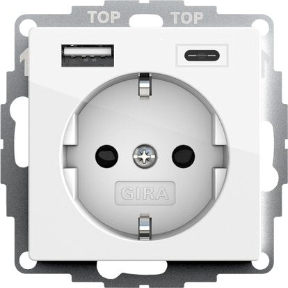 Gira Steckdose Mit Usb-Anschluss