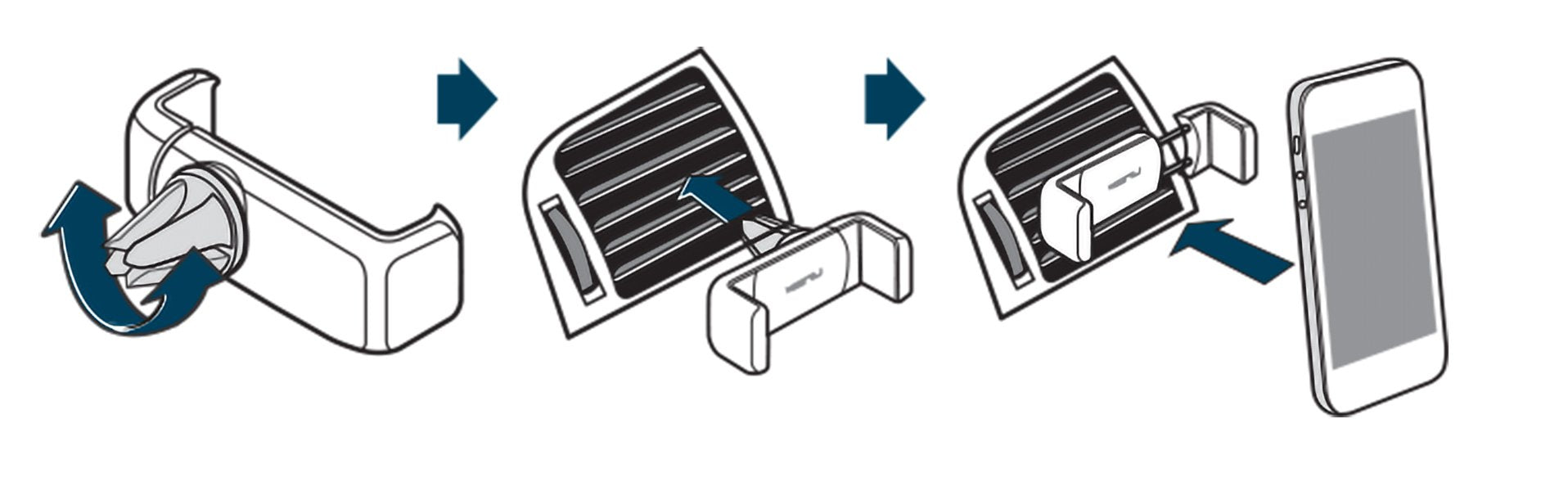 Gembird Ta-Chav-01 Air Vent Mount For Smartphone