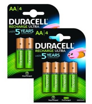 Duracell Duracell Rechargeable Aa 8 Pack Para Common Consumer Battery Bun0052a