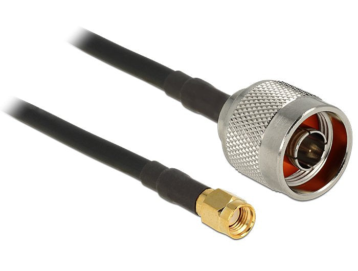 Delock Cable De Antena N Macho > Rp-Sma Macho Cfd200 1,5 M