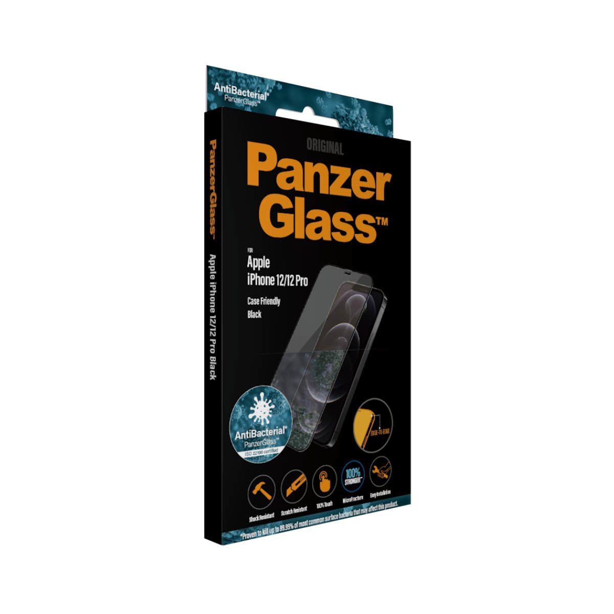 Panzerglass Apple Iphone 12/12 Pro Bordes Redondeados Antibacterianos