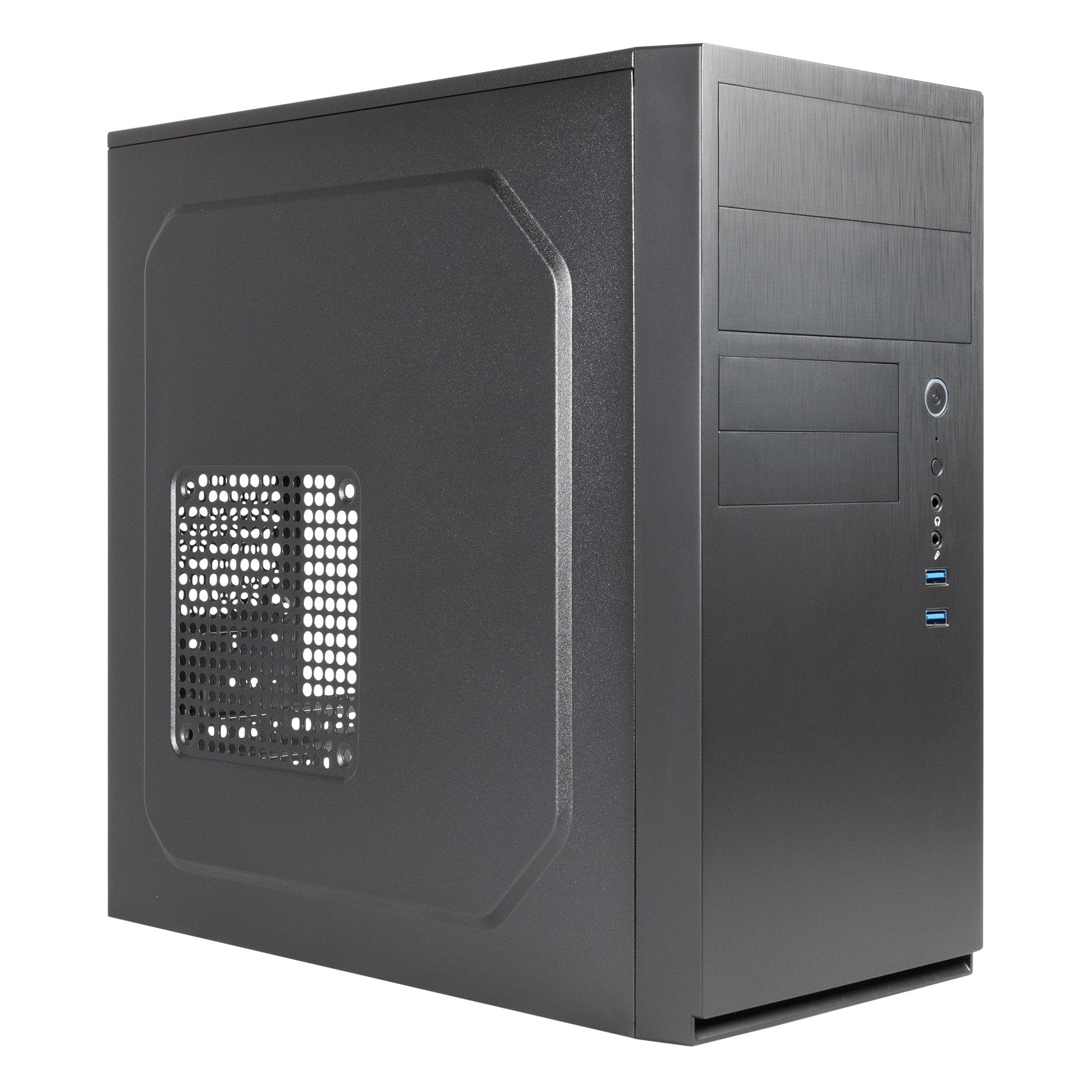 Caja  Micro-Atx Semitorre Unyka Aero C11(Sinfuente) 2usb3.0 Negro 52108
