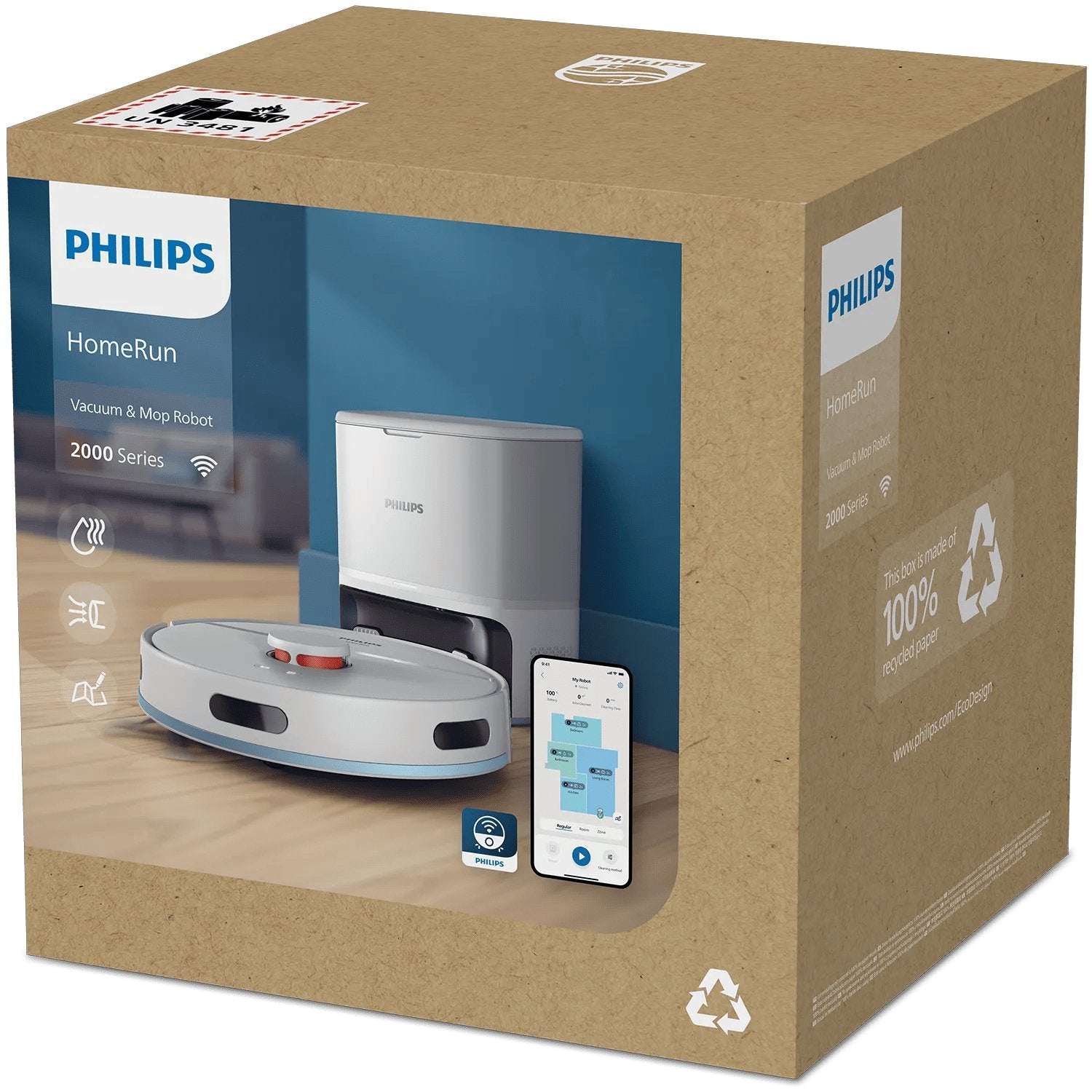 EAN 8720389037856 - Philips XU2100/20 aspiradora robotizada 0,38 L Blanco imagen 6