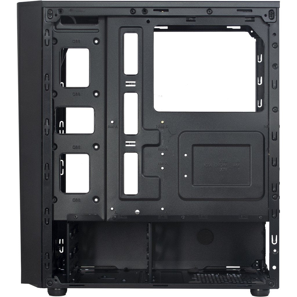 Caja Pc Inter-Tech T-11 Televen Lateral De Cristal Acrílico