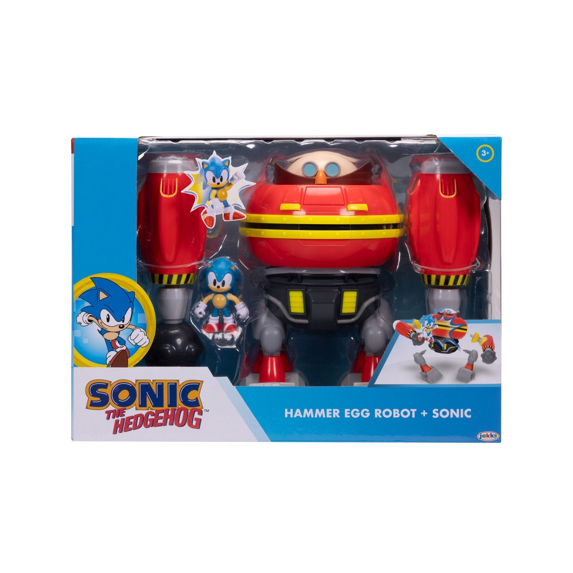 Playset Robot Martillo Dr Eggman Deluxe Sonic The Hedgehog